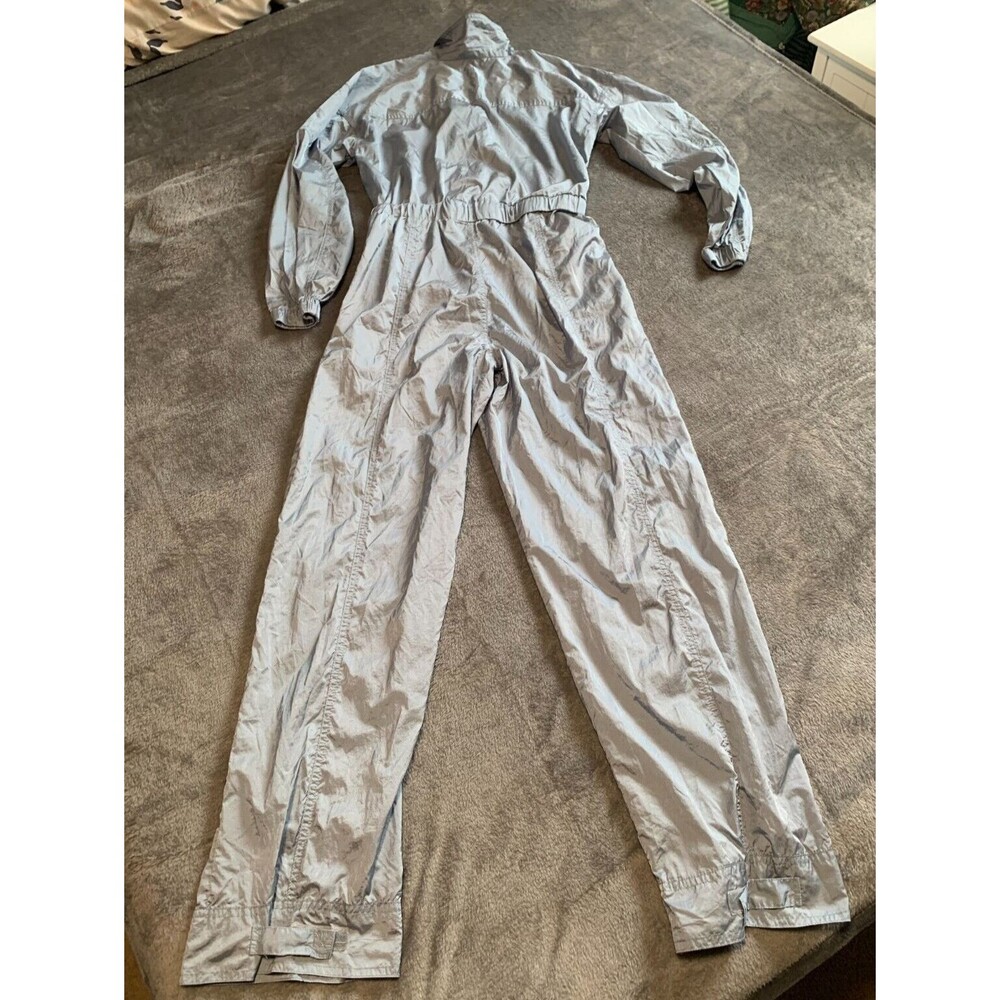 Free People Movement Jumpsuit Womens Small Blue Golden Hour Coveralls Silky Boho - Picture 12 of 16